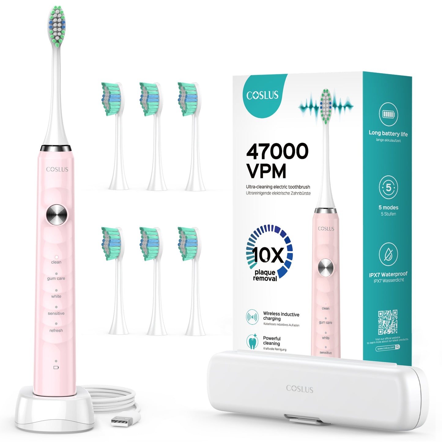 COSLUS C40 Sonic Electric Toothbrush