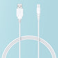 8-shaped port charging cable for dental flosser