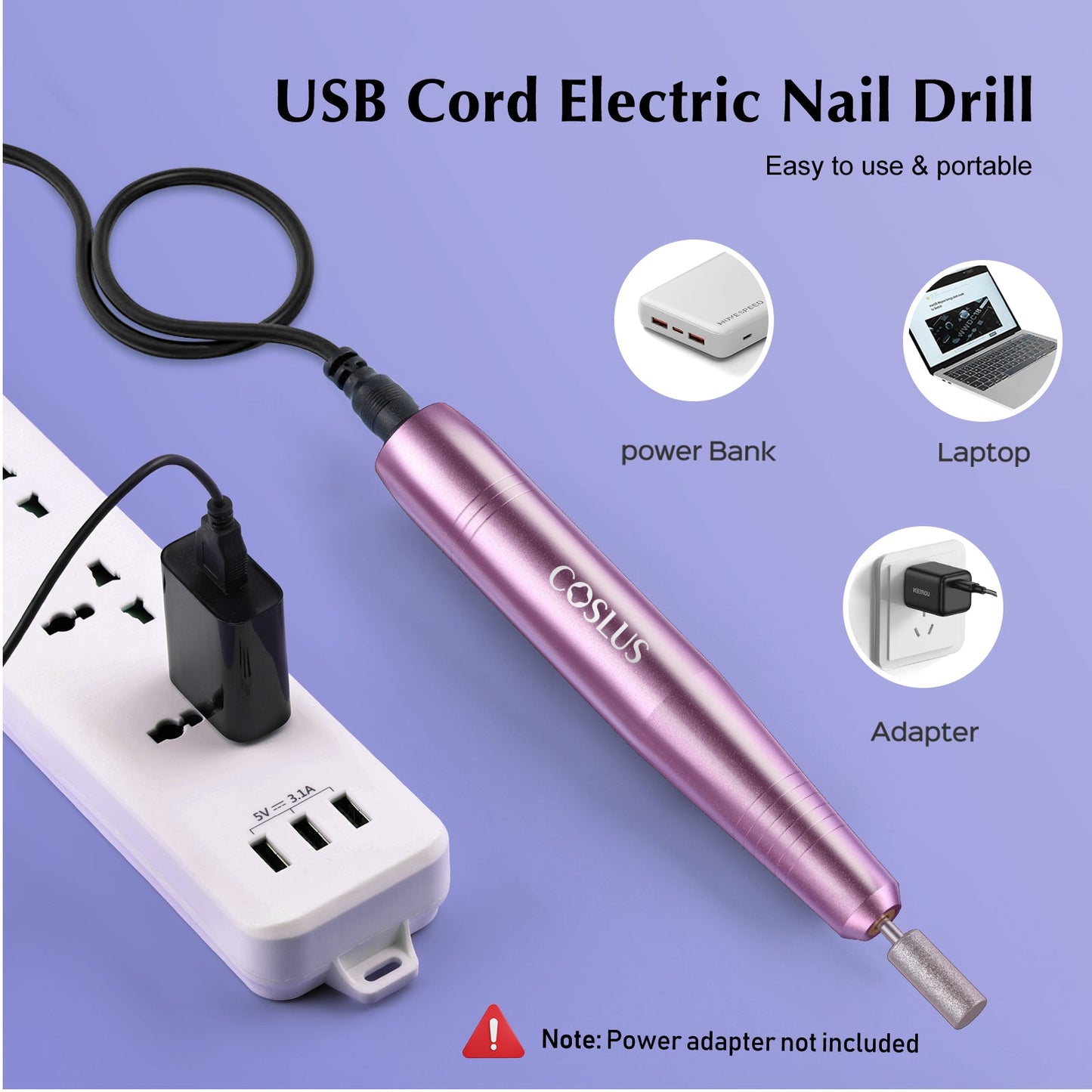 COSLUS  CX40 Electric Manicure Pedicure Kit