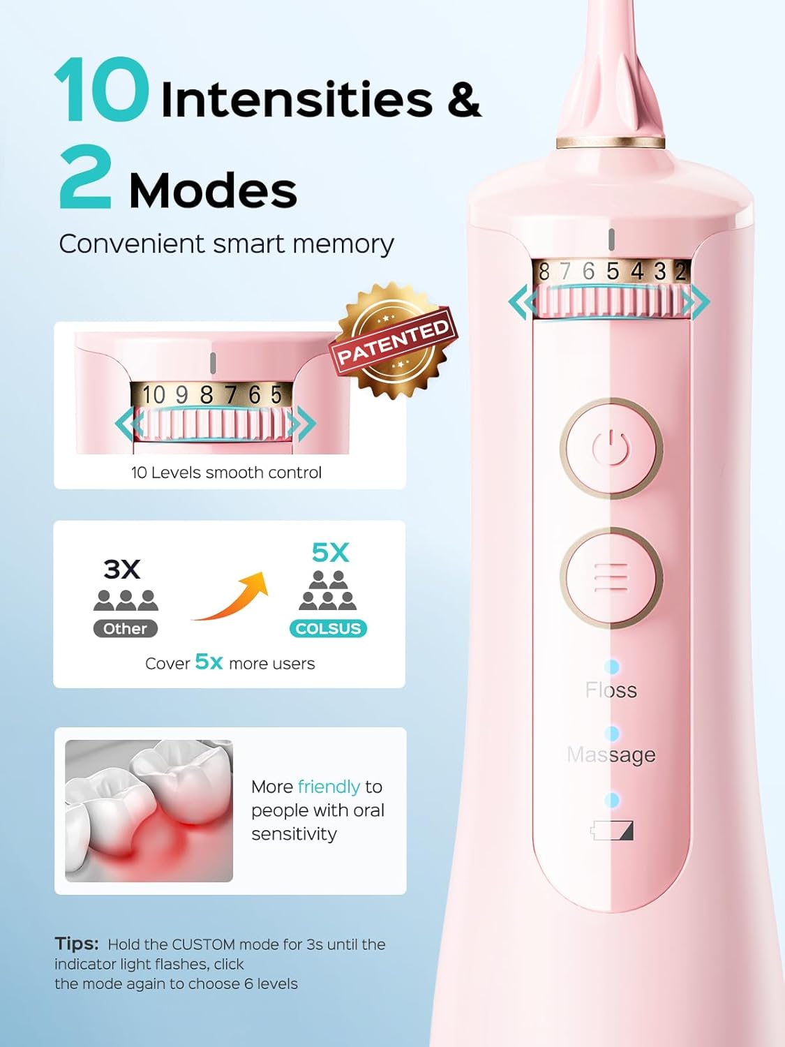 COSLUS EX40 Oral Irrigator