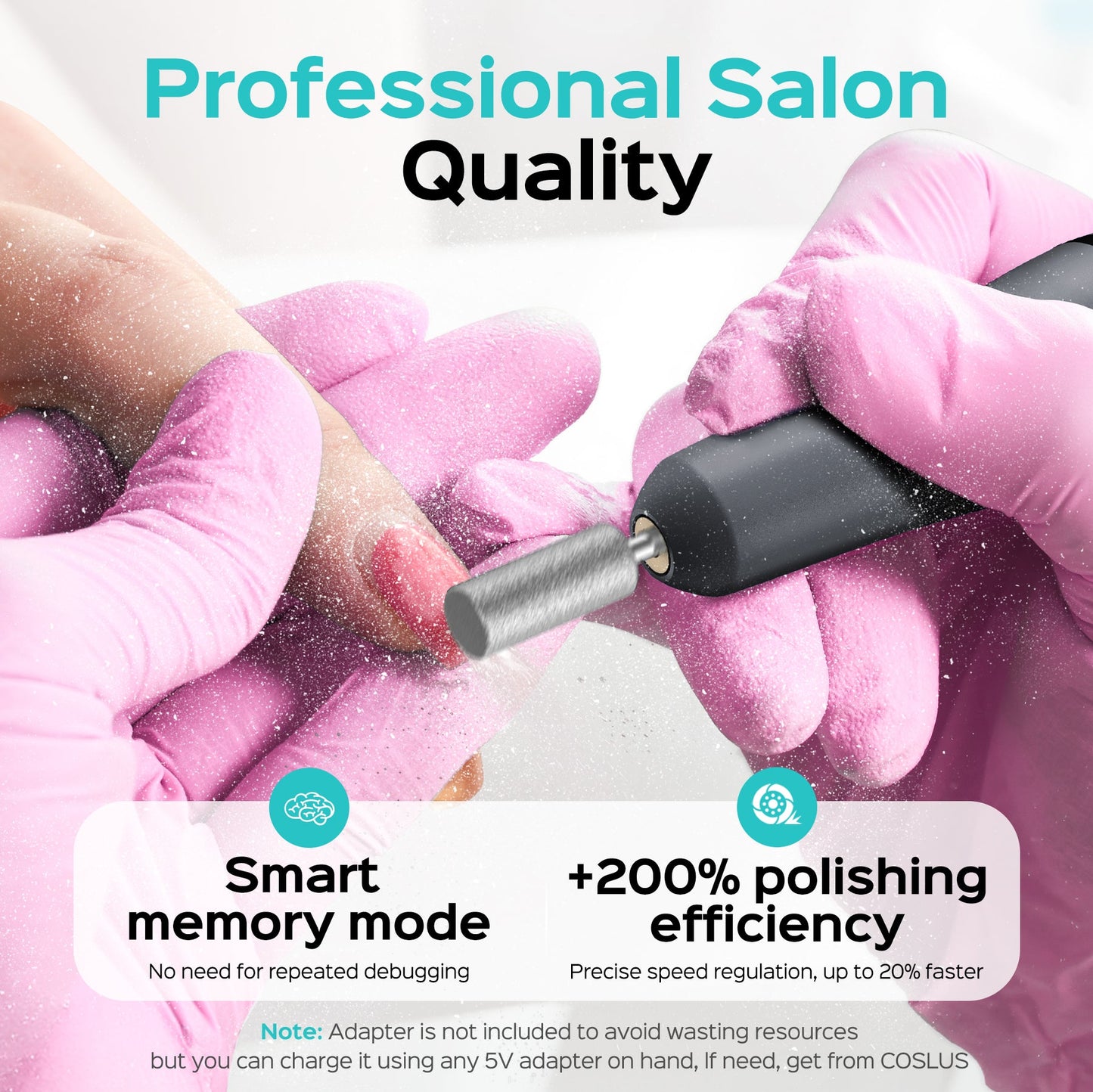 COSLUS CX42 Cordless Electric Nail Drill