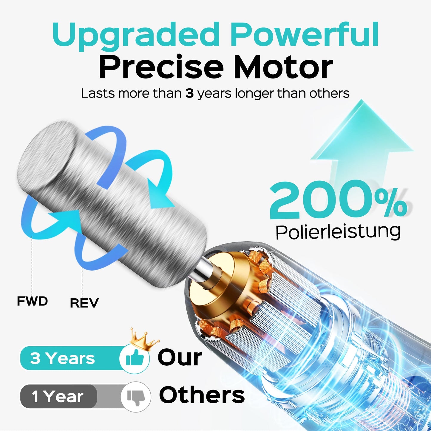 COSLUS CX42 Cordless Electric Nail Drill